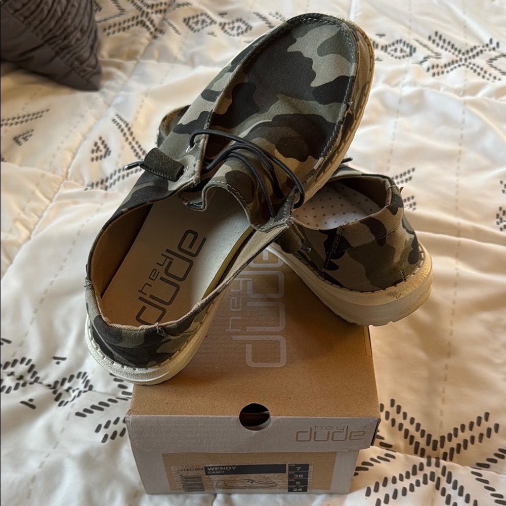 Hey Dude Camo Shoes